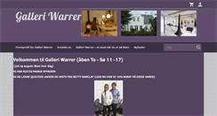 Desktop Screenshot of galleriwarrer.dk